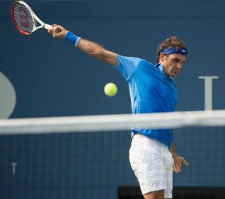 Federer fonák mozdulat